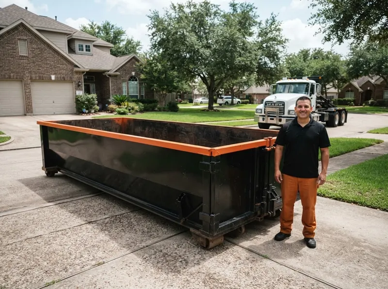 Construction Dumpster in Houston, TX