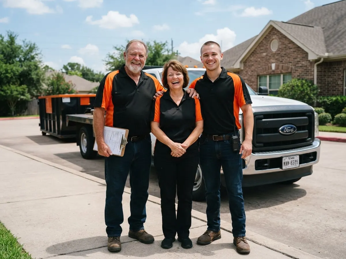 SummitHaul Container Co. dumpster team in Houston, TX